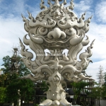 Der weiße Tempel von Chiang Rai / Thailand